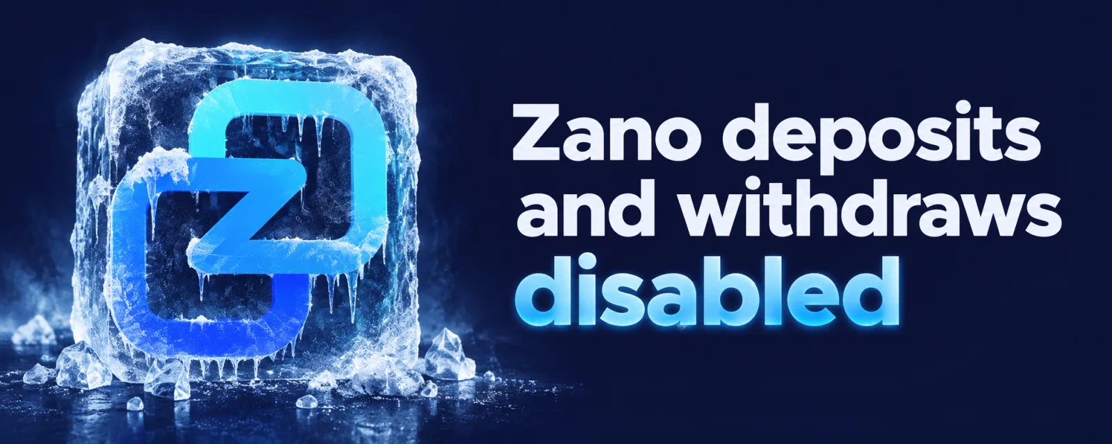 Zano Deposits and Withdrawals Temporarily Disabled
